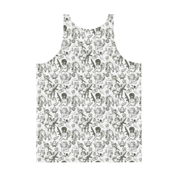 Inked Heaven From Hell Unisex Tank Top - Image 2