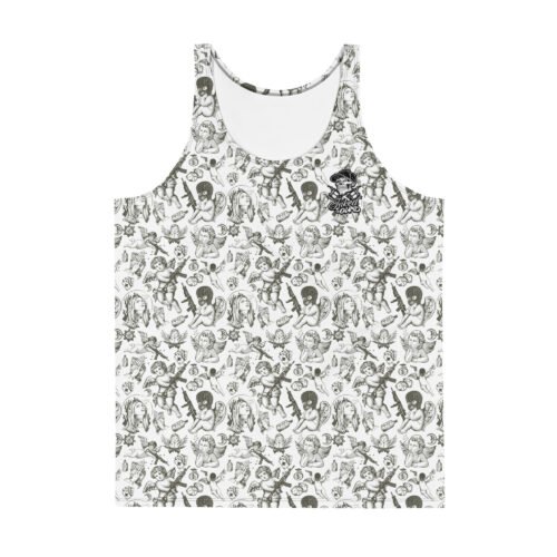 Inked Heaven From Hell Unisex Tank Top