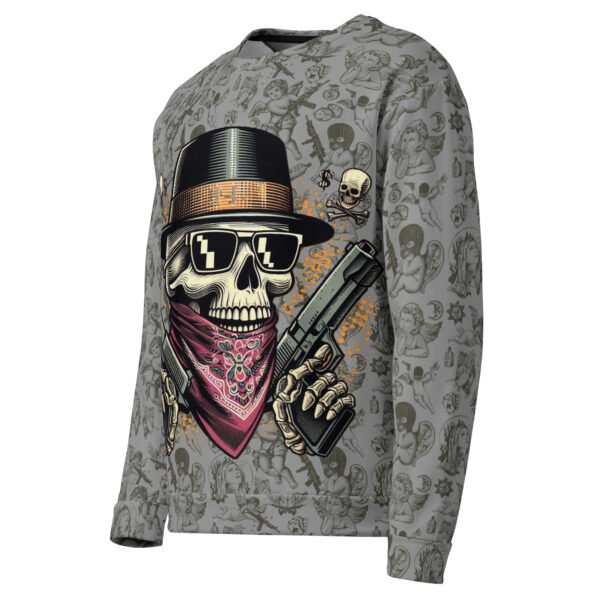 Skull Wild Wild West Unisex Sweatshirt - Image 14