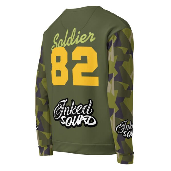 Green Camou Inked Squad Unisex Sweatshirt - Image 4