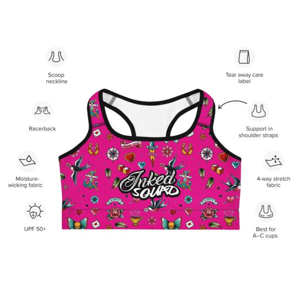 Flash GRLPWR Sqd Sports bra - Image 2