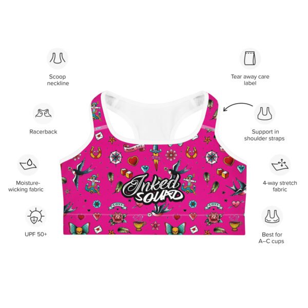 Flash GRLPWR Sqd Sports bra - Image 9