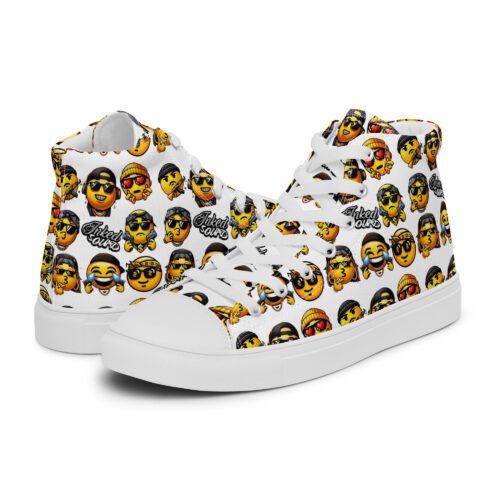 Men’s high top canvas shoes