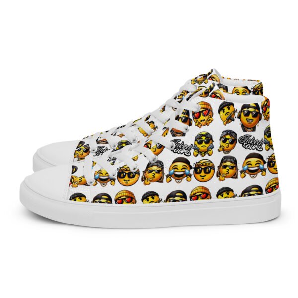 Men’s high top canvas shoes - Image 22