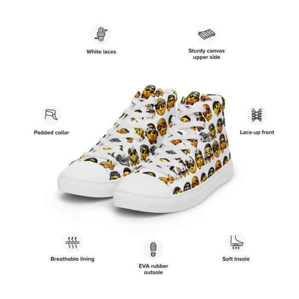 Men’s high top canvas shoes - Image 12