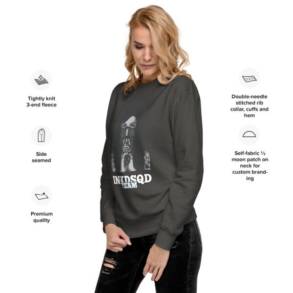 Rebel Killer Girl Unisex Premium Sweatshirt - Image 4